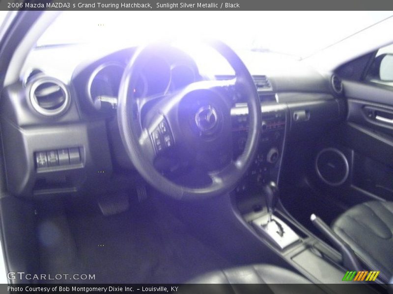 Sunlight Silver Metallic / Black 2006 Mazda MAZDA3 s Grand Touring Hatchback