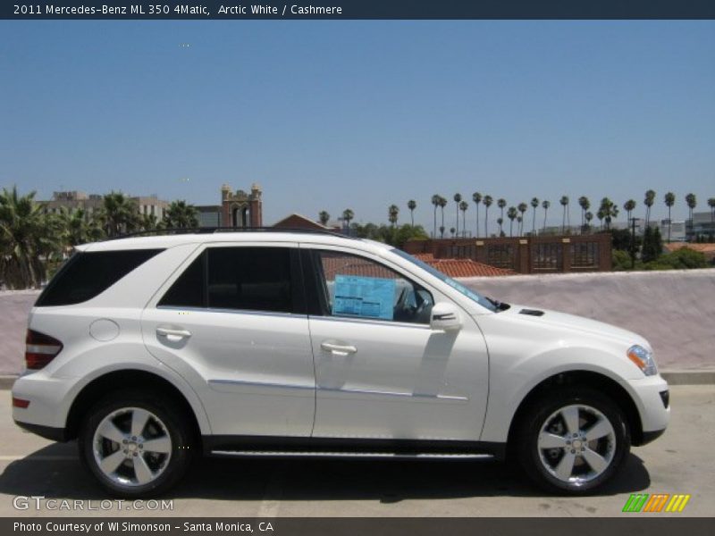 Arctic White / Cashmere 2011 Mercedes-Benz ML 350 4Matic