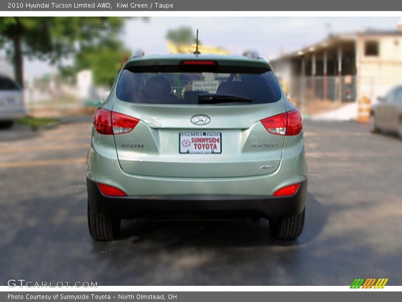 Kiwi Green / Taupe 2010 Hyundai Tucson Limited AWD