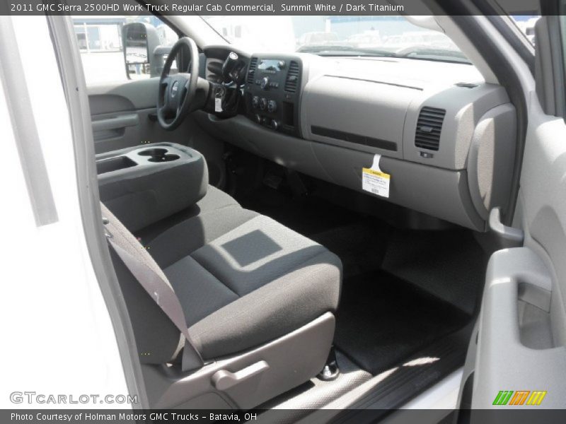 Summit White / Dark Titanium 2011 GMC Sierra 2500HD Work Truck Regular Cab Commercial