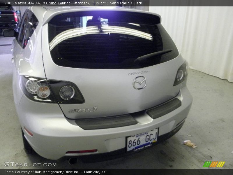 Sunlight Silver Metallic / Black 2006 Mazda MAZDA3 s Grand Touring Hatchback
