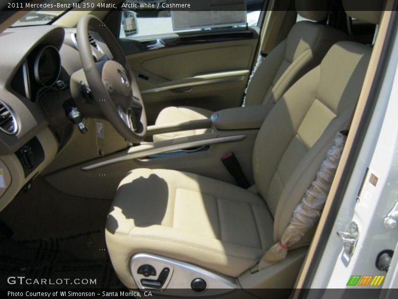 Arctic White / Cashmere 2011 Mercedes-Benz ML 350 4Matic
