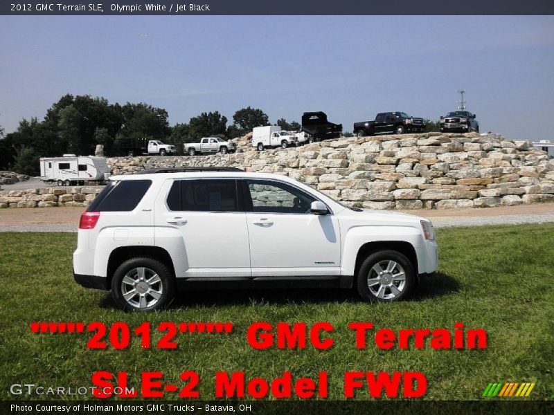 Olympic White / Jet Black 2012 GMC Terrain SLE