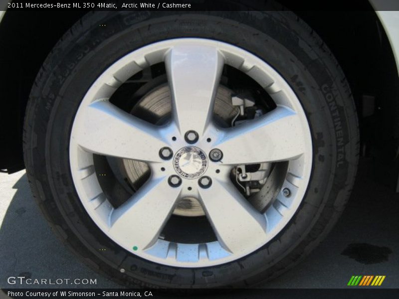 Arctic White / Cashmere 2011 Mercedes-Benz ML 350 4Matic