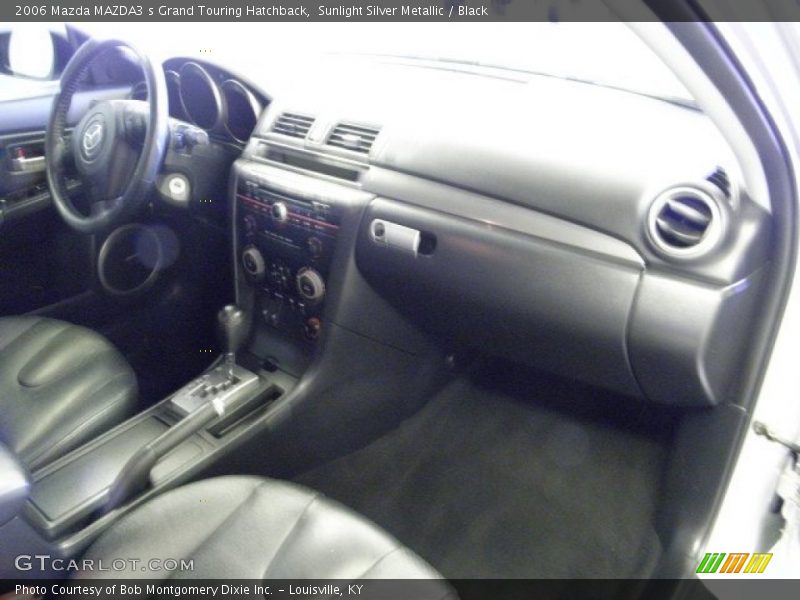 Sunlight Silver Metallic / Black 2006 Mazda MAZDA3 s Grand Touring Hatchback