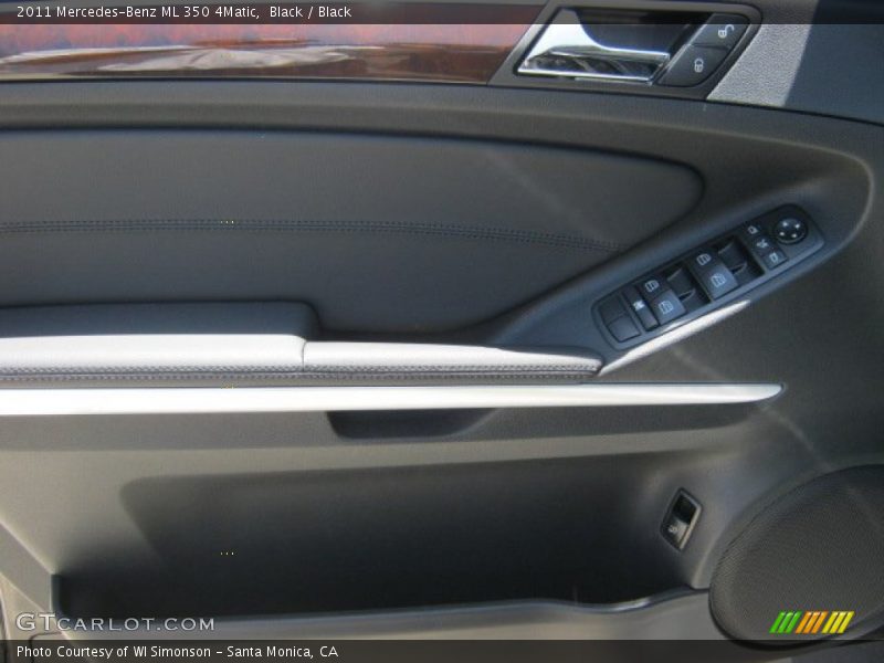 Black / Black 2011 Mercedes-Benz ML 350 4Matic