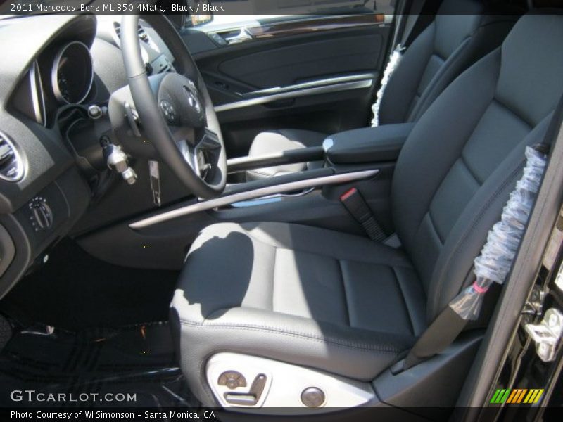 Black / Black 2011 Mercedes-Benz ML 350 4Matic