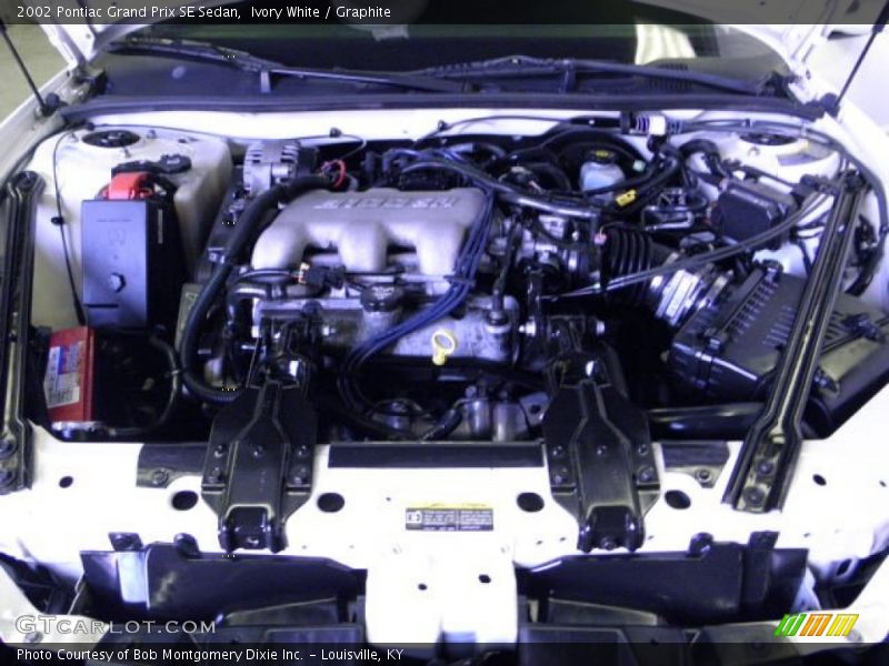 Ivory White / Graphite 2002 Pontiac Grand Prix SE Sedan