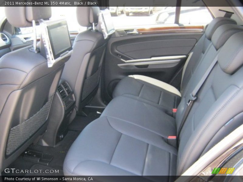 Black / Black 2011 Mercedes-Benz ML 350 4Matic