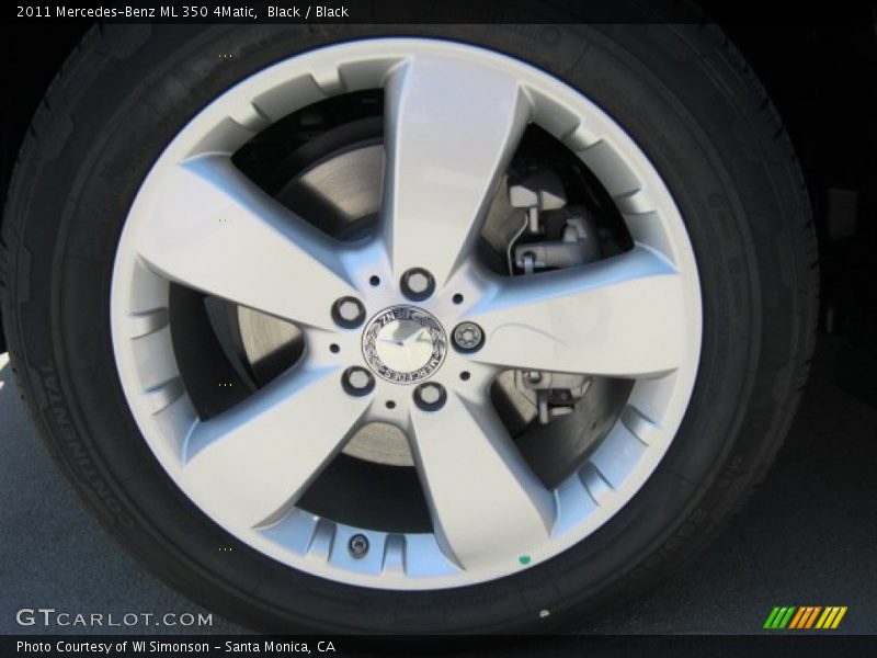 Black / Black 2011 Mercedes-Benz ML 350 4Matic