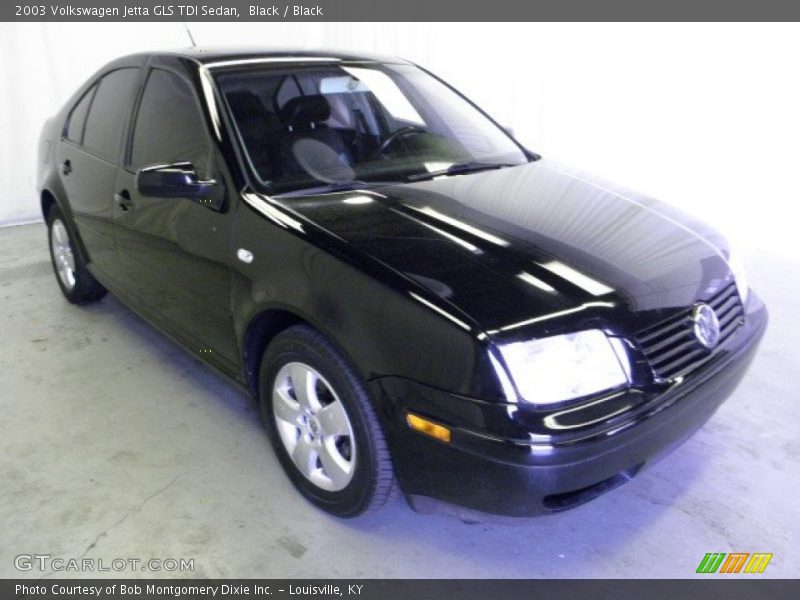 Black / Black 2003 Volkswagen Jetta GLS TDI Sedan