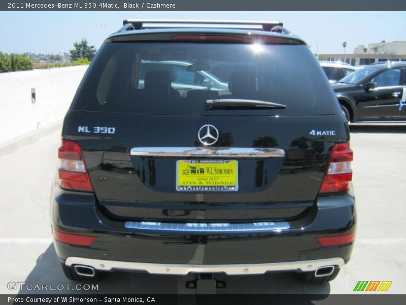 Black / Cashmere 2011 Mercedes-Benz ML 350 4Matic