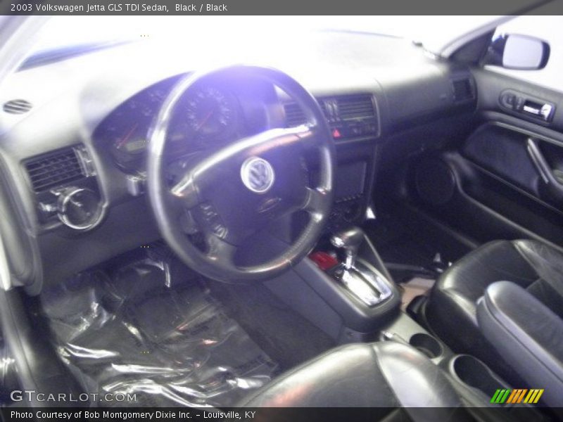 Black / Black 2003 Volkswagen Jetta GLS TDI Sedan