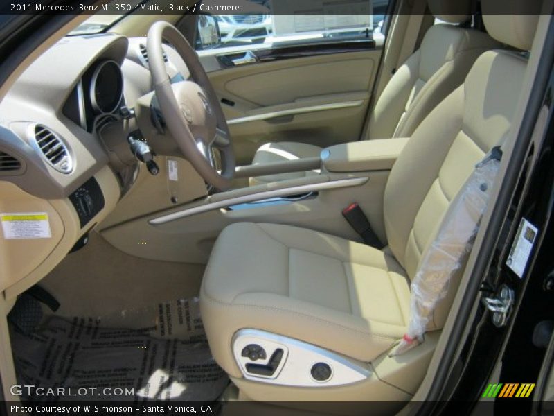 Black / Cashmere 2011 Mercedes-Benz ML 350 4Matic