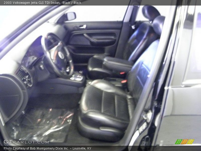 Black / Black 2003 Volkswagen Jetta GLS TDI Sedan