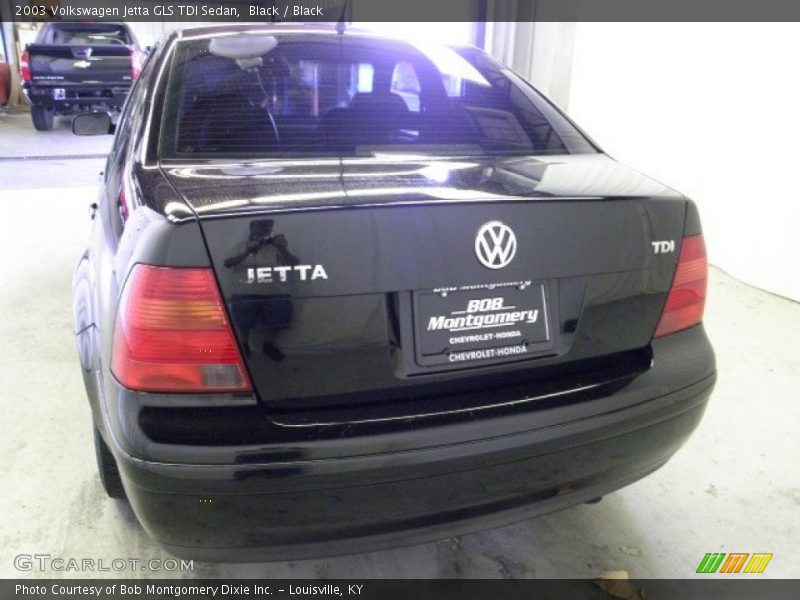 Black / Black 2003 Volkswagen Jetta GLS TDI Sedan