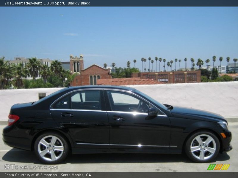 Black / Black 2011 Mercedes-Benz C 300 Sport