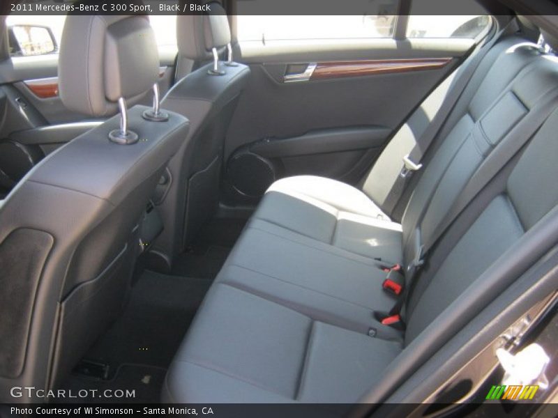 Black / Black 2011 Mercedes-Benz C 300 Sport