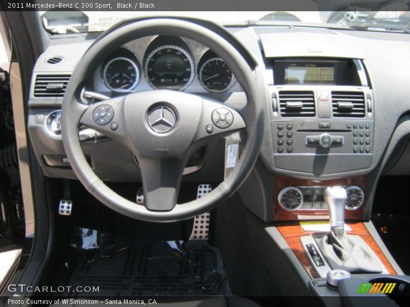 Black / Black 2011 Mercedes-Benz C 300 Sport