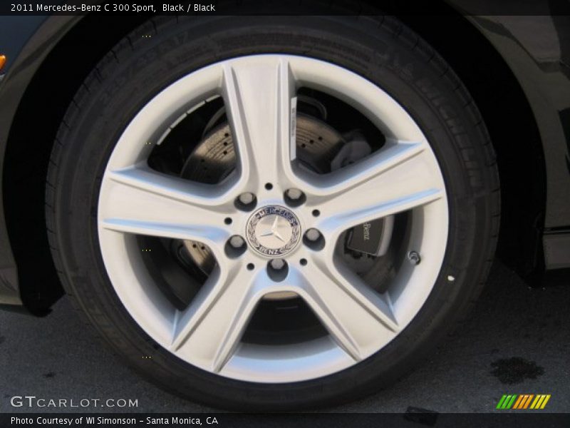 Black / Black 2011 Mercedes-Benz C 300 Sport