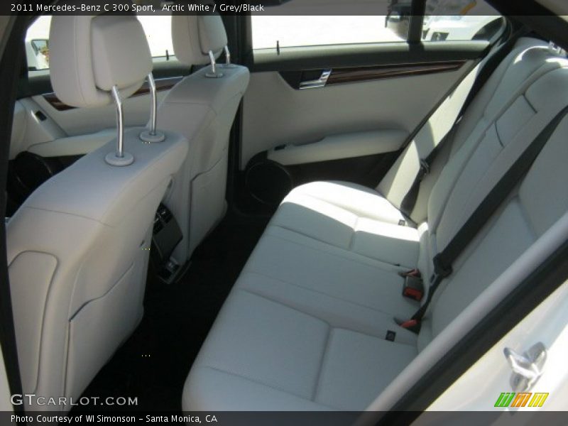 Arctic White / Grey/Black 2011 Mercedes-Benz C 300 Sport