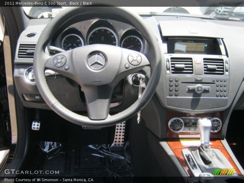 Black / Black 2011 Mercedes-Benz C 300 Sport