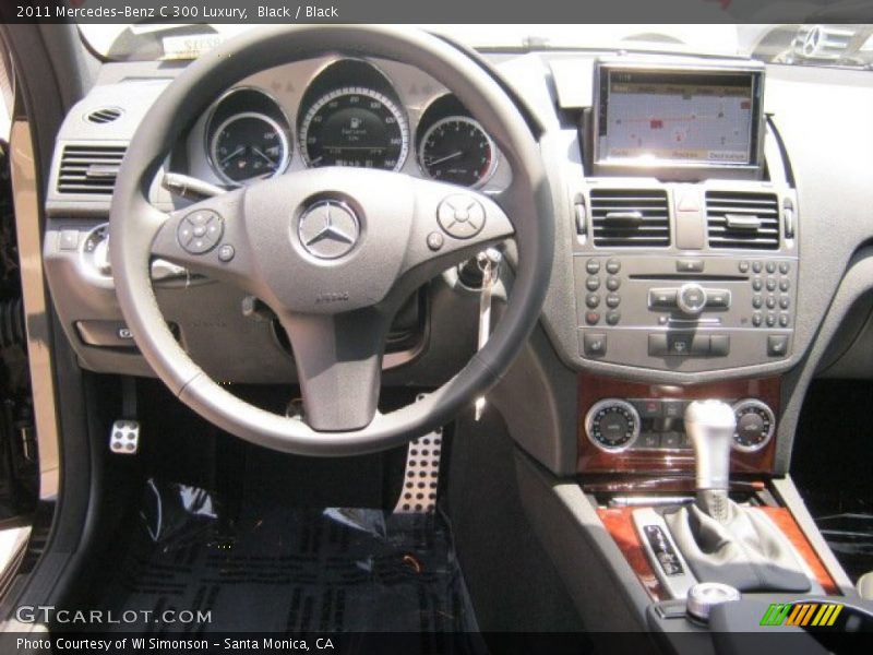 Black / Black 2011 Mercedes-Benz C 300 Luxury