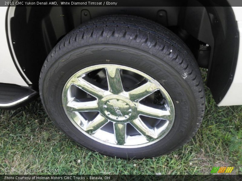 White Diamond Tintcoat / Ebony 2011 GMC Yukon Denali AWD