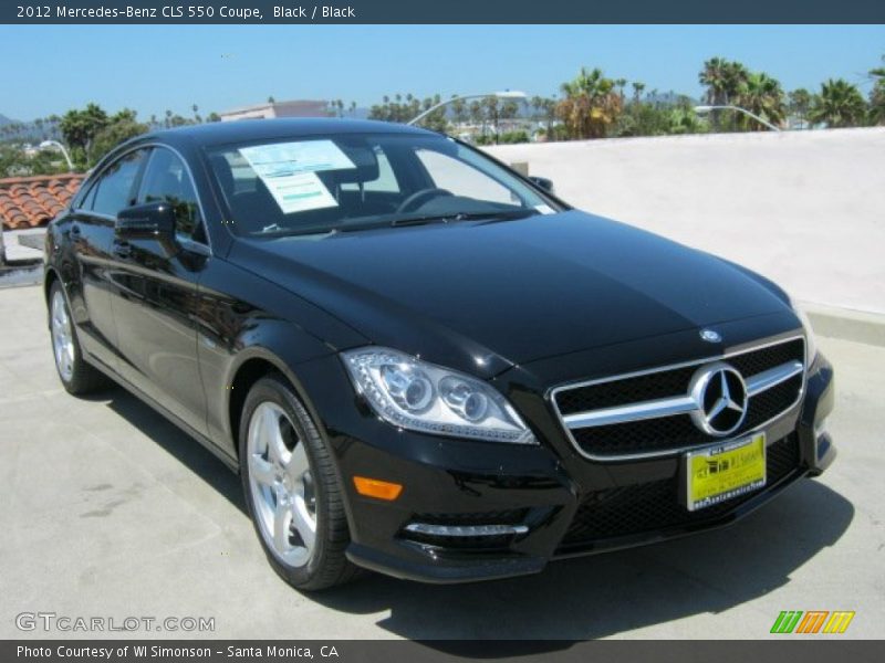 Black / Black 2012 Mercedes-Benz CLS 550 Coupe
