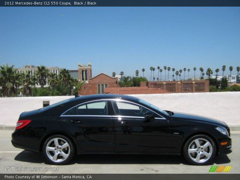 Black / Black 2012 Mercedes-Benz CLS 550 Coupe