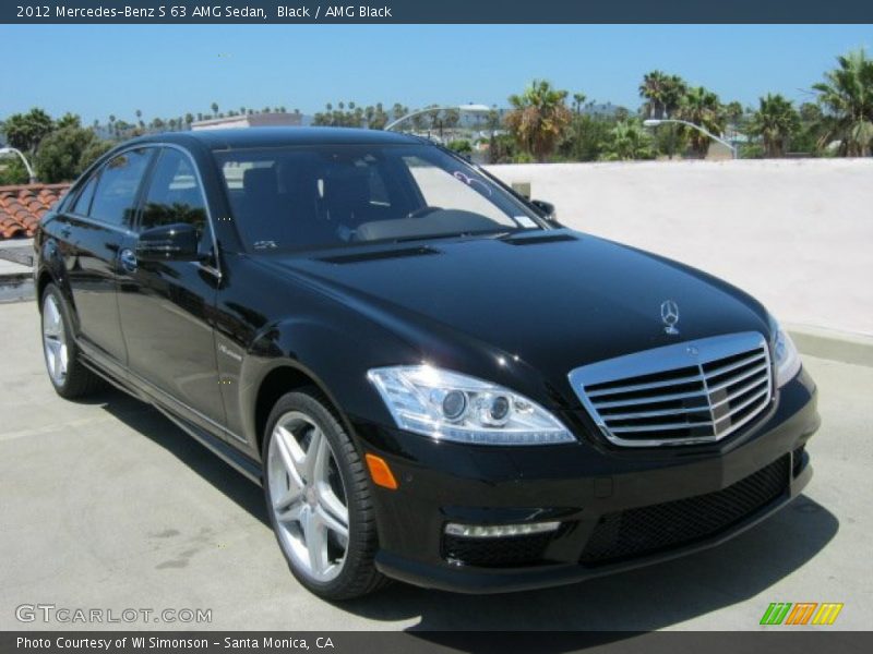 Front 3/4 View of 2012 S 63 AMG Sedan