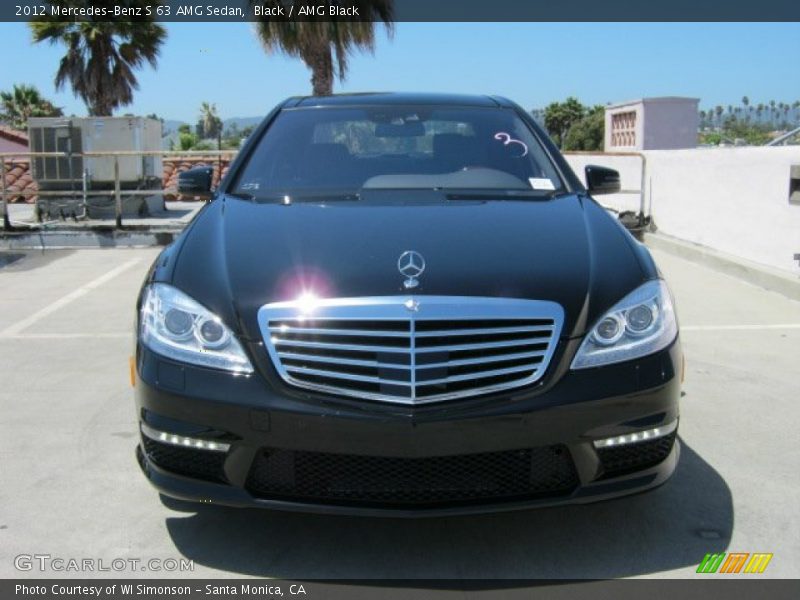 Black / AMG Black 2012 Mercedes-Benz S 63 AMG Sedan