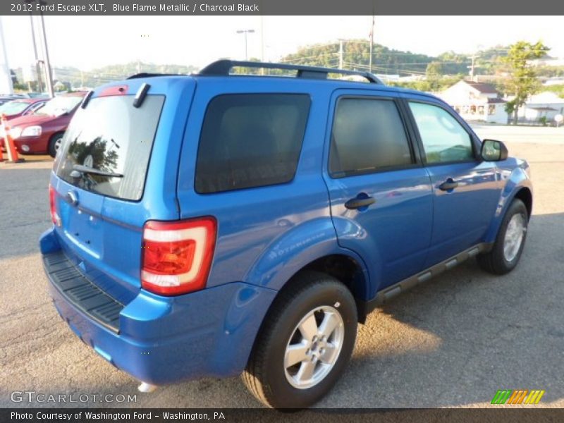Blue Flame Metallic / Charcoal Black 2012 Ford Escape XLT