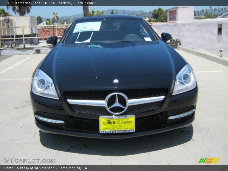 Black / Black 2012 Mercedes-Benz SLK 350 Roadster