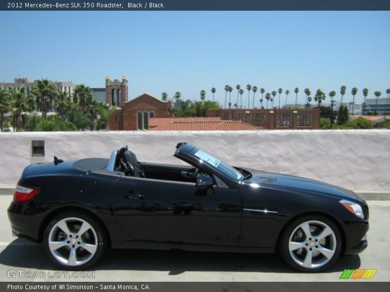 Black / Black 2012 Mercedes-Benz SLK 350 Roadster