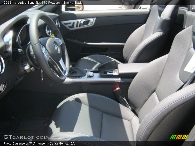 Black / Black 2012 Mercedes-Benz SLK 350 Roadster
