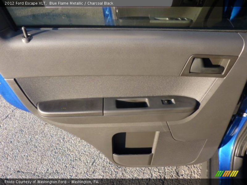 Blue Flame Metallic / Charcoal Black 2012 Ford Escape XLT