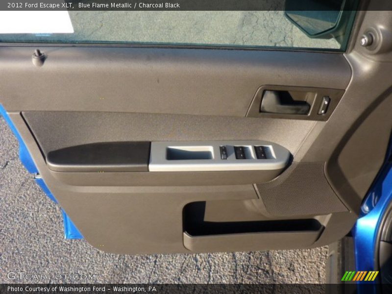 Blue Flame Metallic / Charcoal Black 2012 Ford Escape XLT