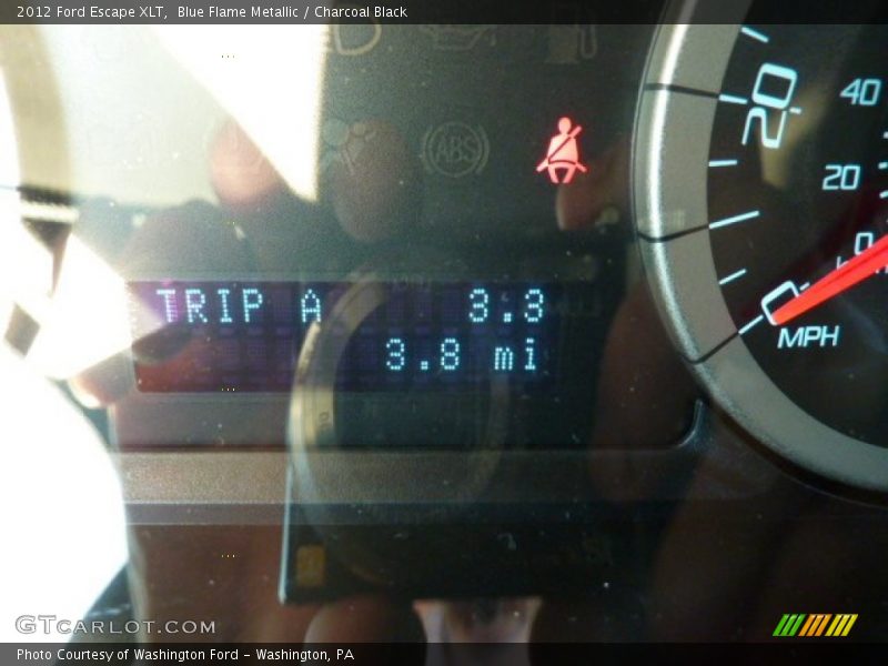Blue Flame Metallic / Charcoal Black 2012 Ford Escape XLT
