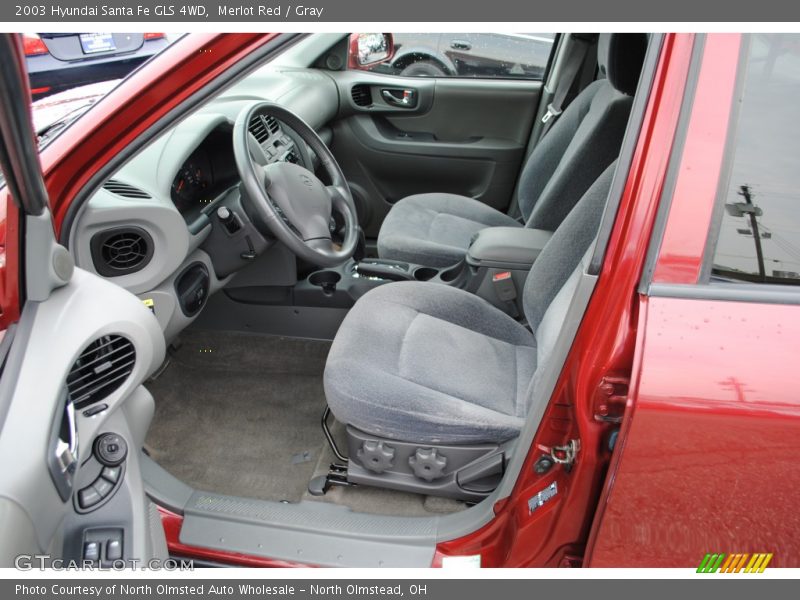  2003 Santa Fe GLS 4WD Gray Interior