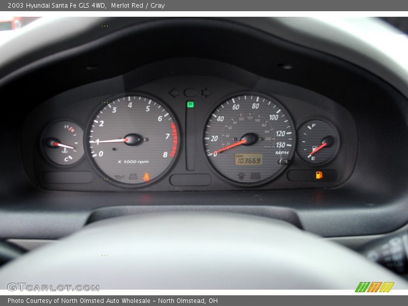  2003 Santa Fe GLS 4WD GLS 4WD Gauges