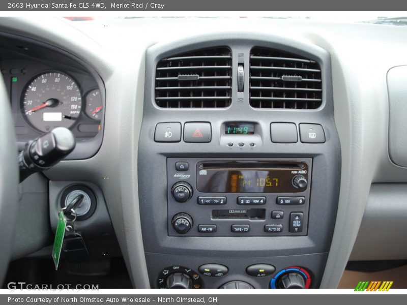 Controls of 2003 Santa Fe GLS 4WD