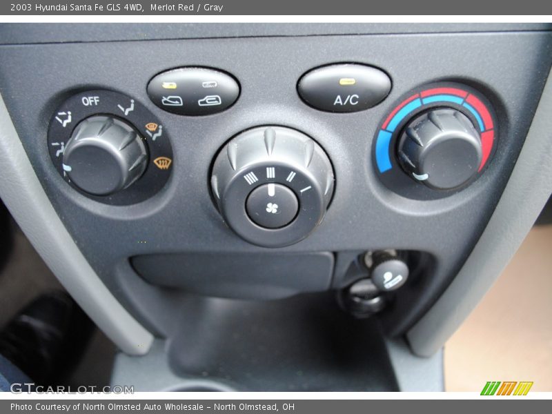 Controls of 2003 Santa Fe GLS 4WD