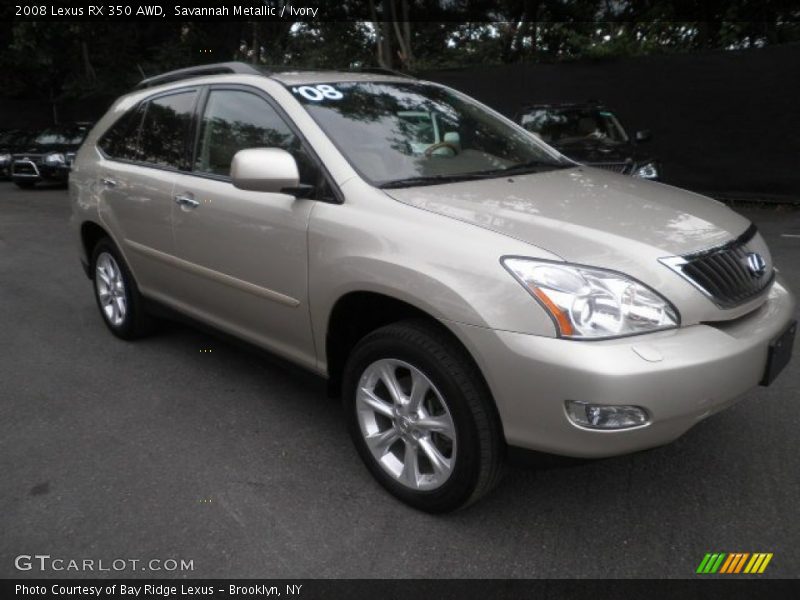 Savannah Metallic / Ivory 2008 Lexus RX 350 AWD