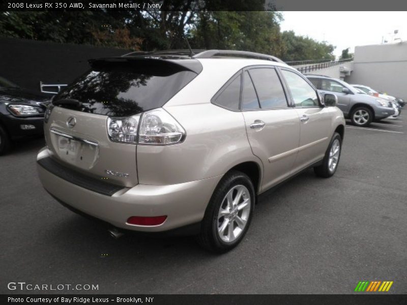 Savannah Metallic / Ivory 2008 Lexus RX 350 AWD