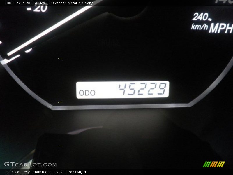 Savannah Metallic / Ivory 2008 Lexus RX 350 AWD