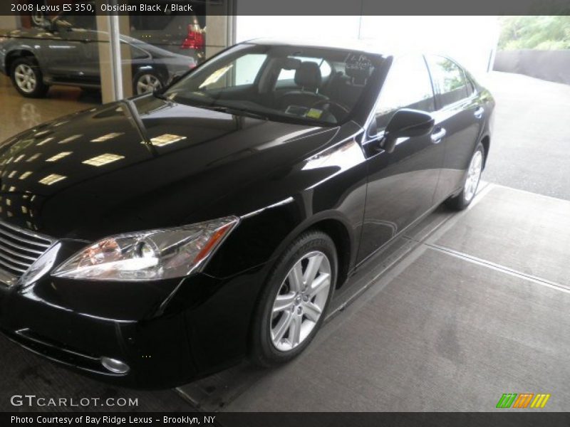 Obsidian Black / Black 2008 Lexus ES 350
