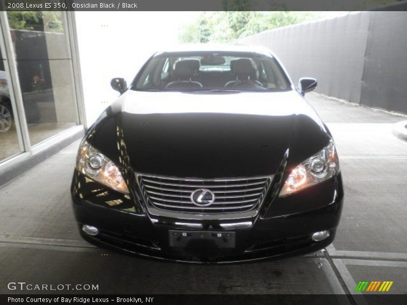 Obsidian Black / Black 2008 Lexus ES 350