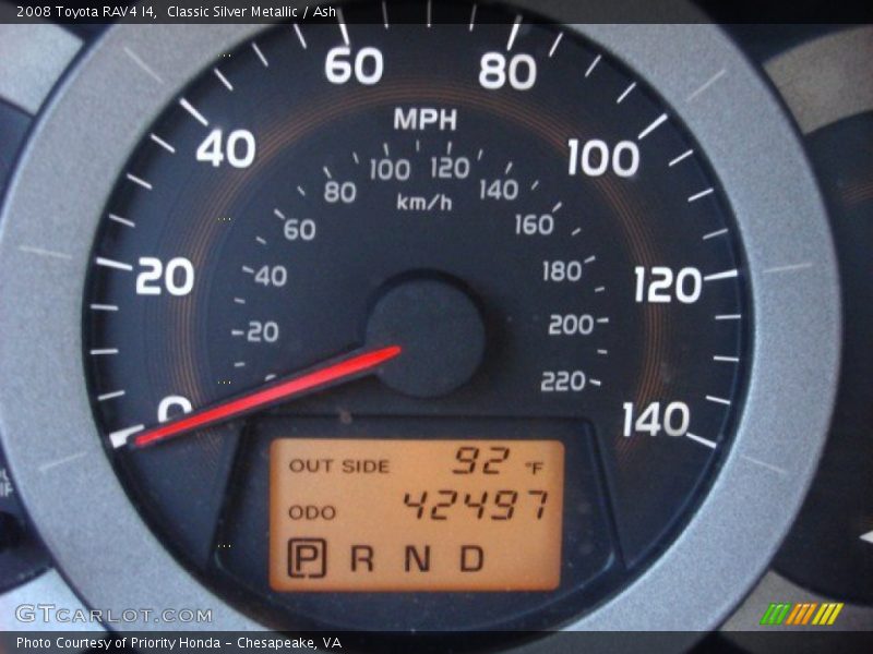 Classic Silver Metallic / Ash 2008 Toyota RAV4 I4