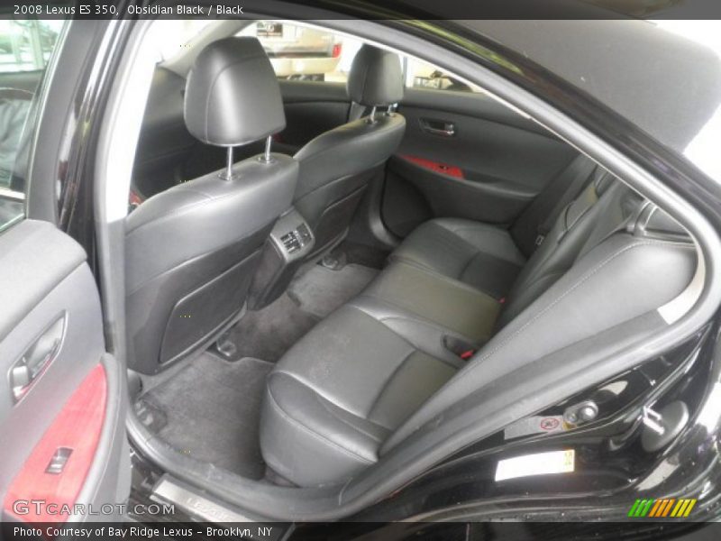 Obsidian Black / Black 2008 Lexus ES 350